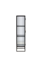 15630-208_10_os Garis Schrank Schrank Schwarz 40 x 160 x 70 Glas,Stahl