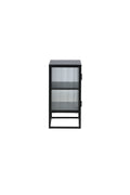 15632-208_10_os Garis Schrank Schrank Schwarz 40 x 80 x 70 Glas,Stahl