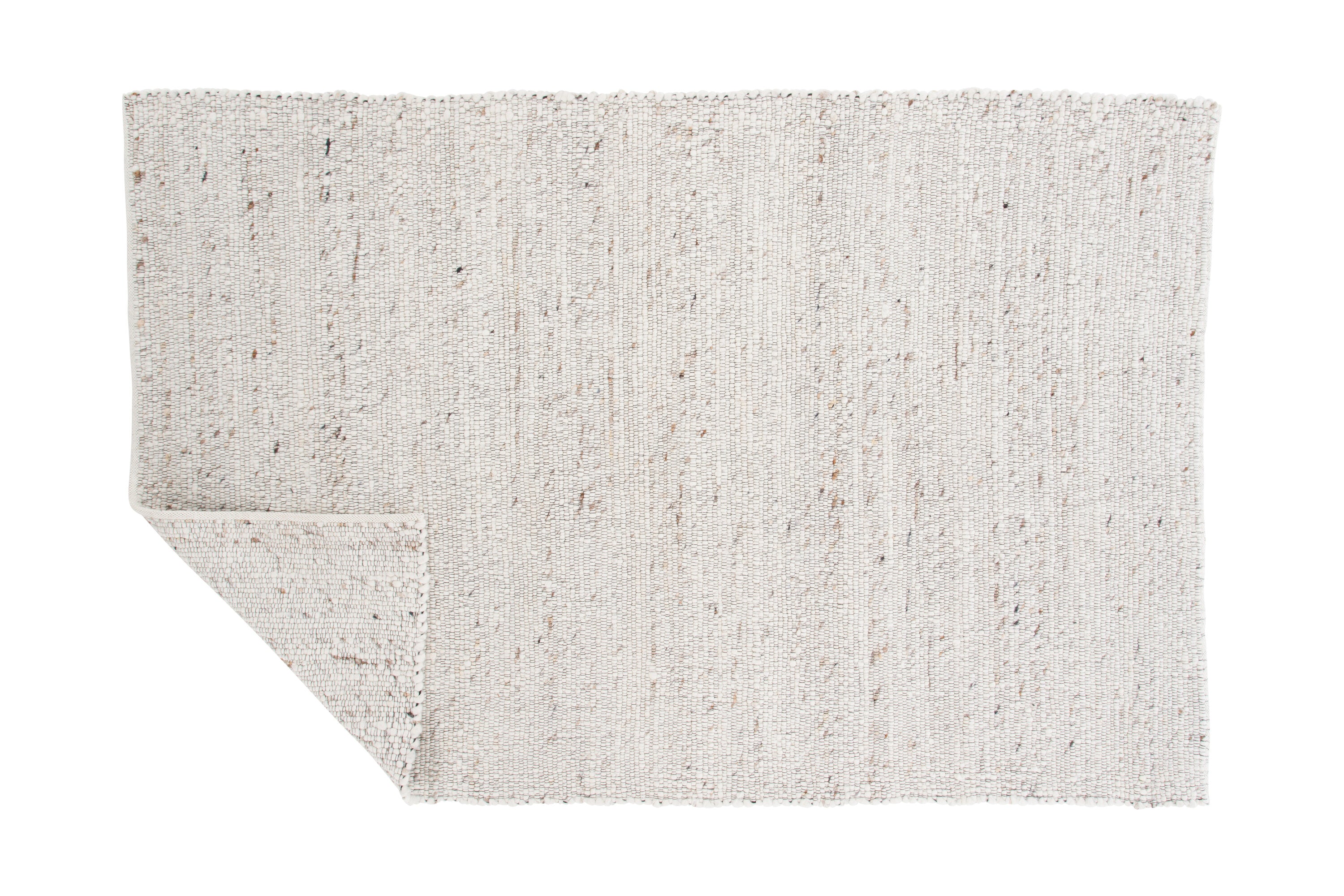 15683-800__02 Loump Teppich Wohnzimmerteppiche Beige,Weiß 300 x 200 Wolle