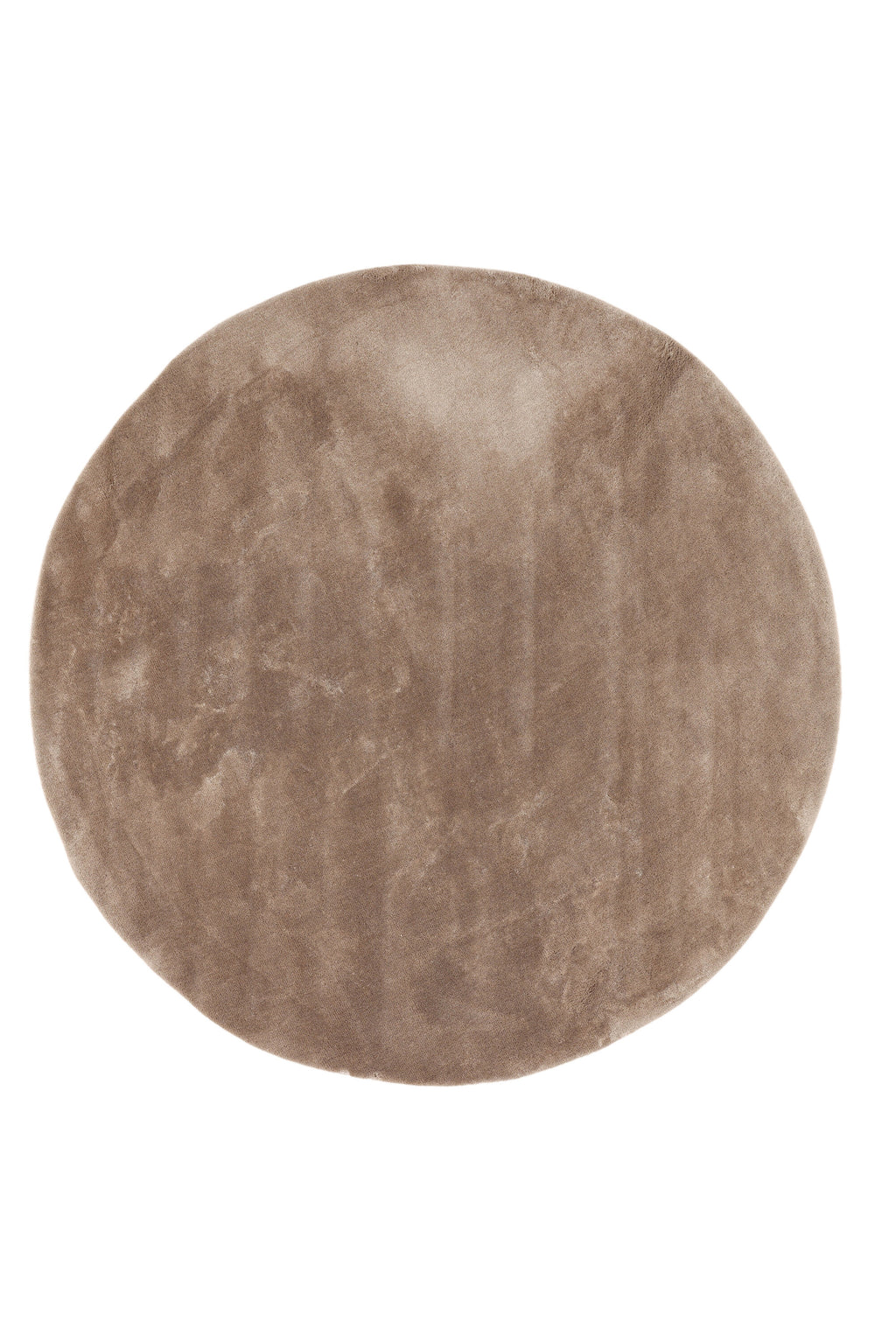 15713-102_1_os Blanca Teppich Wohnzimmerteppiche Beige ⌀200 Polyester,Vlies