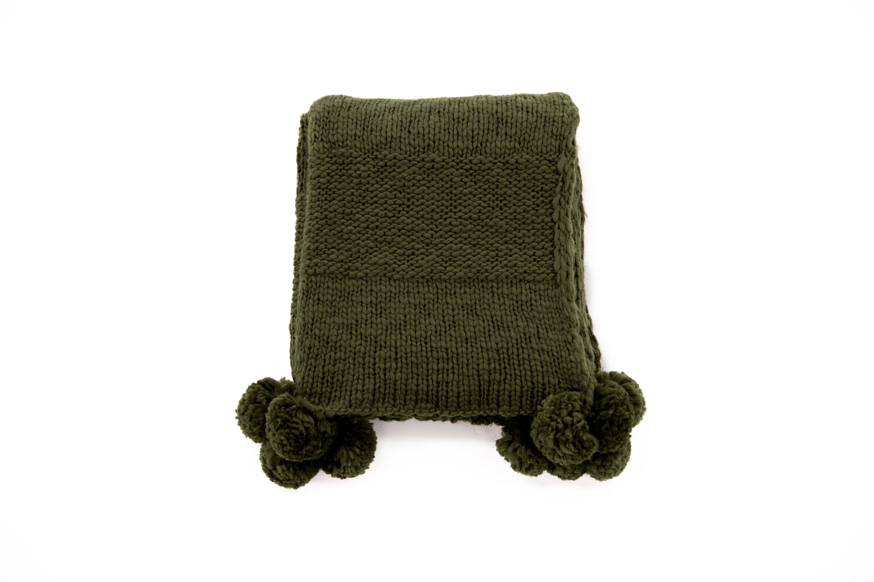 15943-204__01 Anny Throw Decke Moosgrün 170 x 130 Acryl