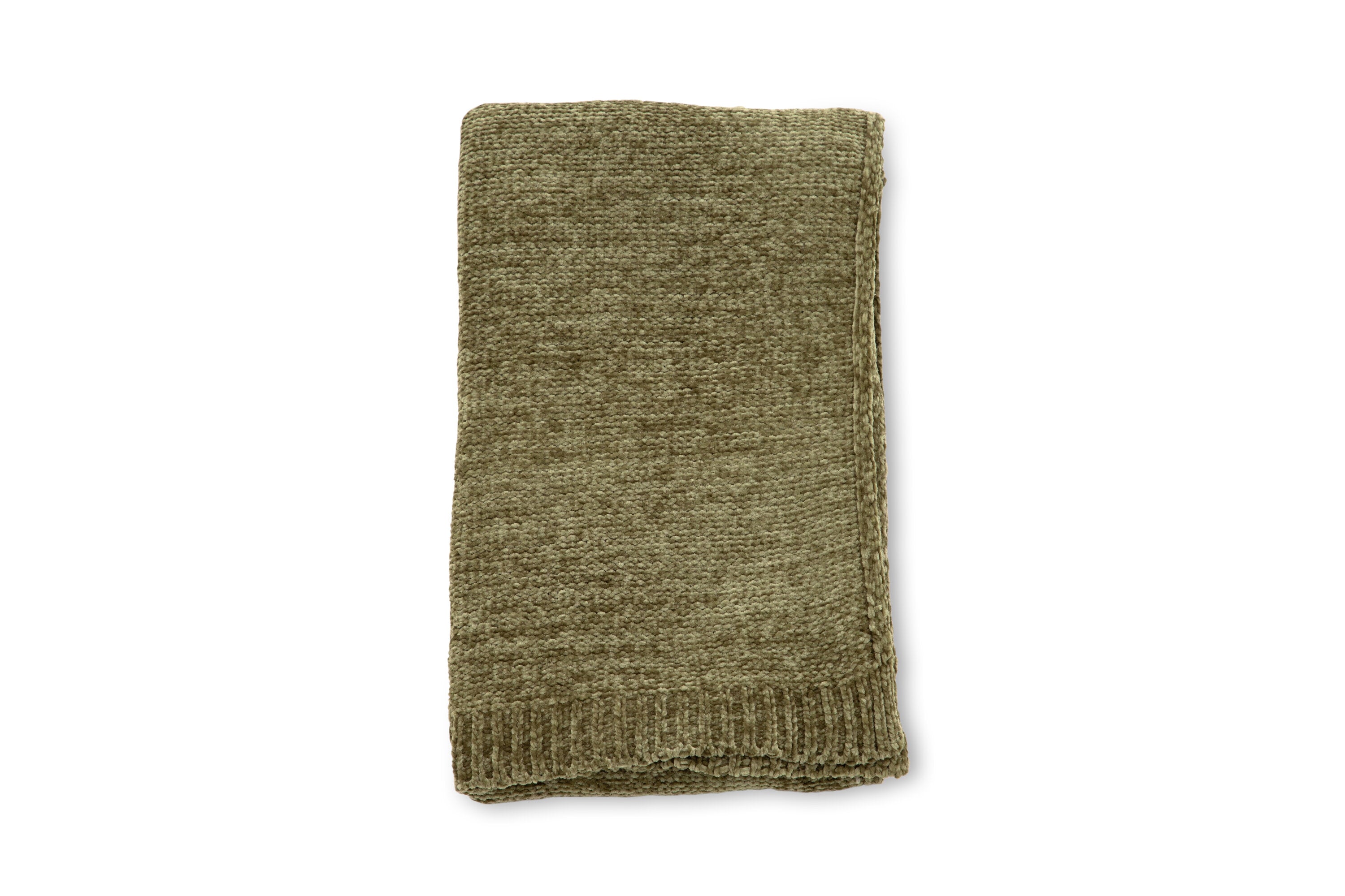 15947-204__1 Ally Throw Decke Moosgrün 170 x 130 Polyester