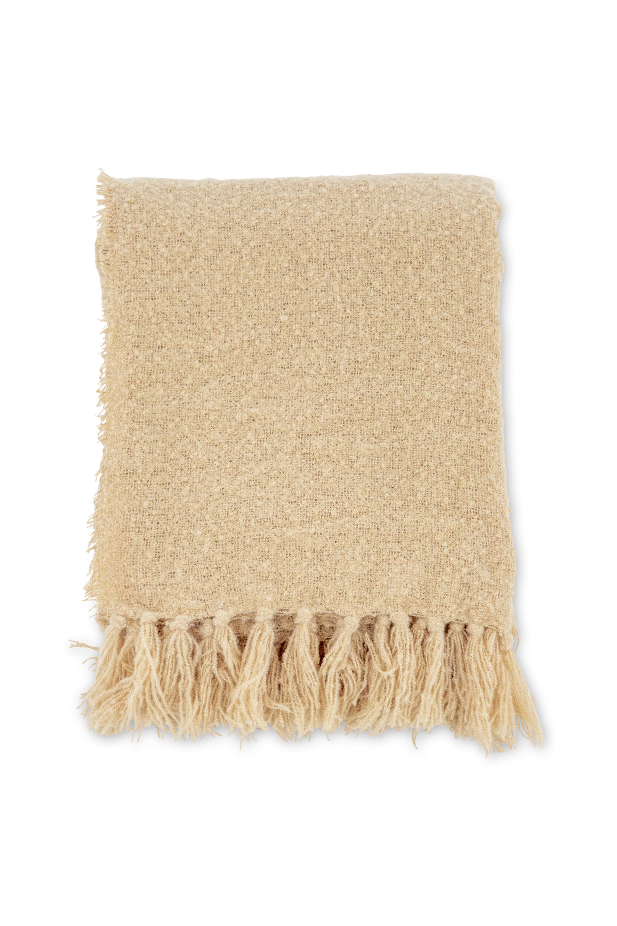 15952-203_1 Stanly Throw Decke Sand 170 x 130 Polyester