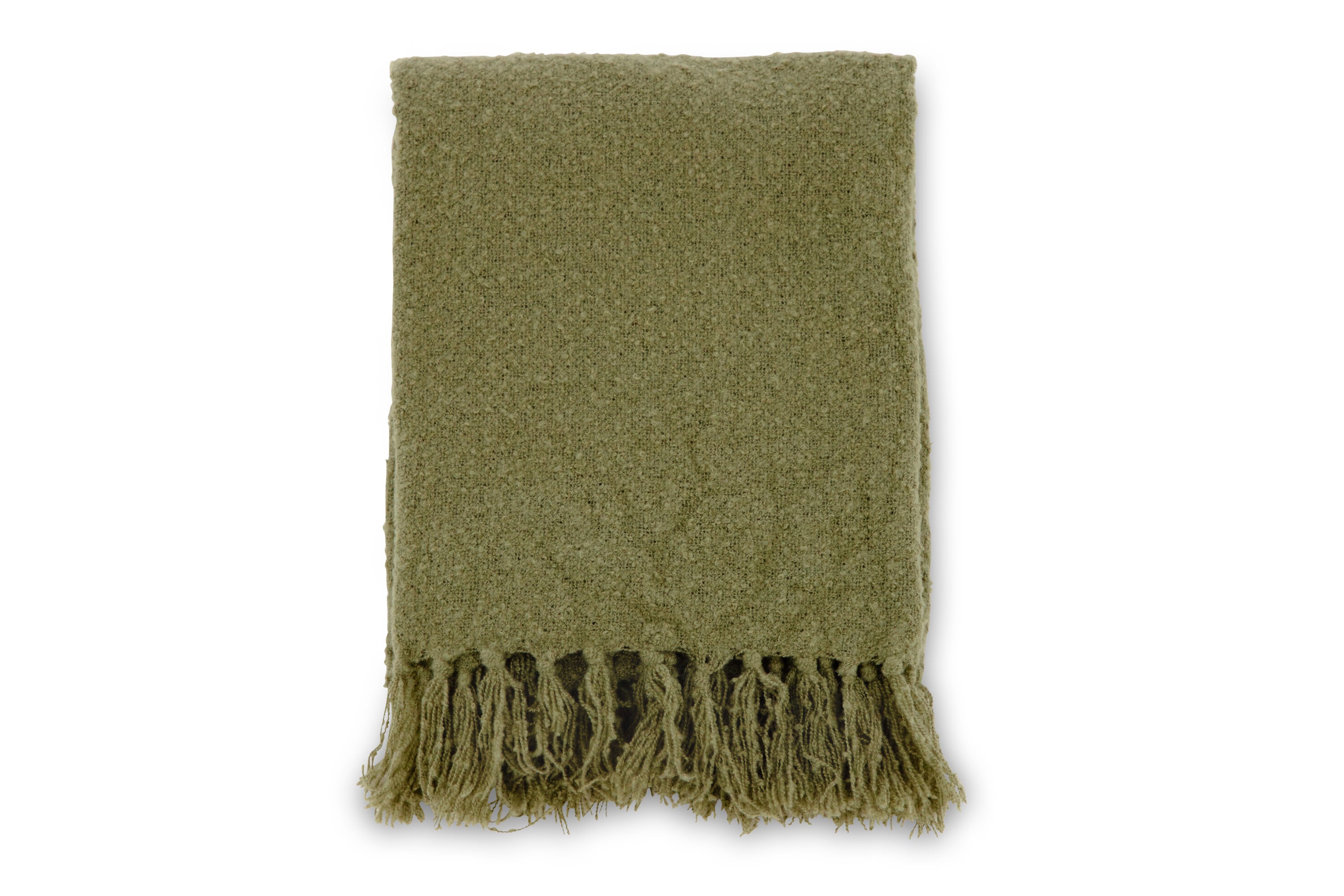 15952-204__1 Stanly Throw Decke Moosgrün 170 x 130 Polyester