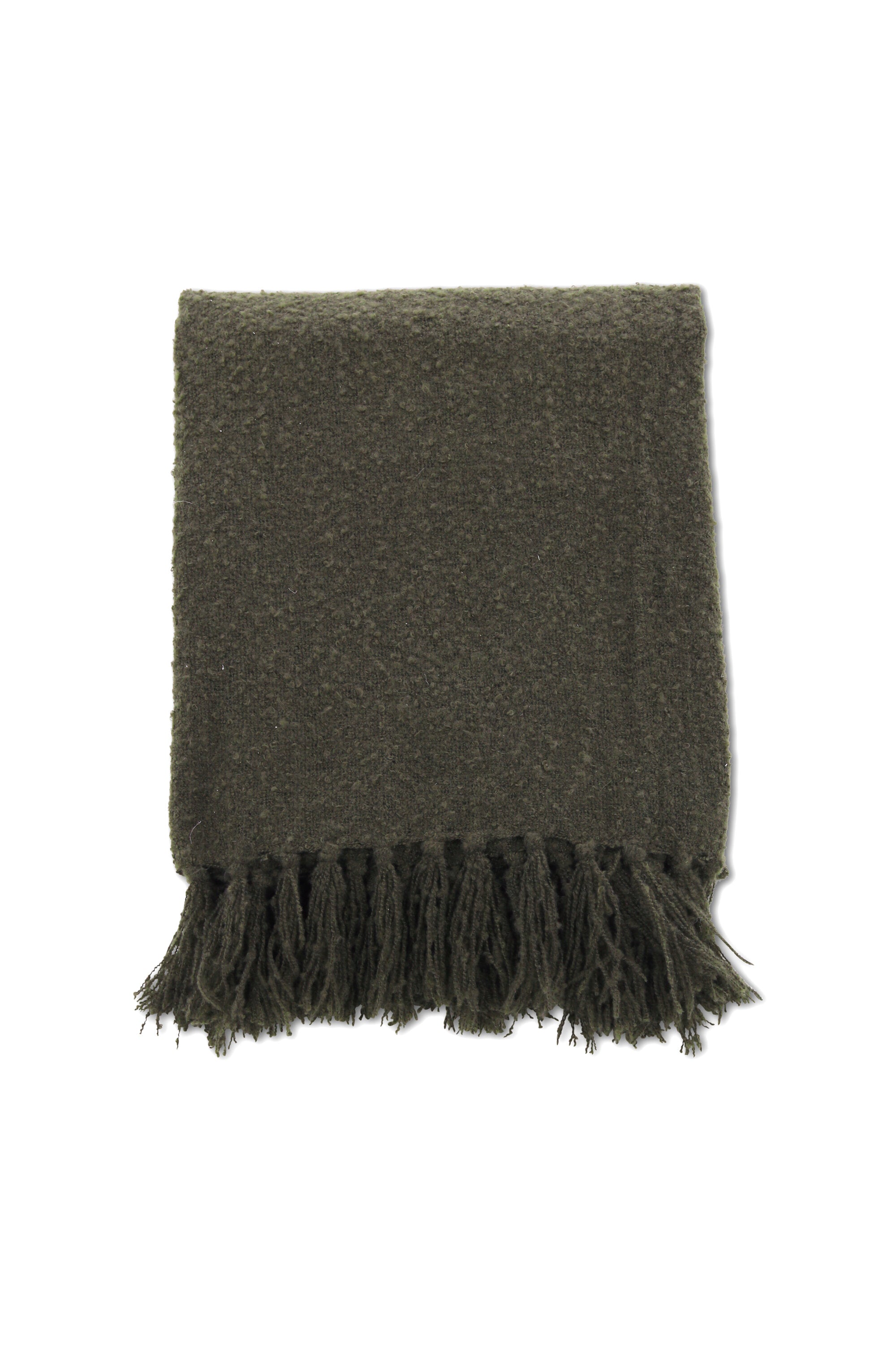 15952-205__01 Stanly Throw Decke Moss Green 170 x 130 Polyester