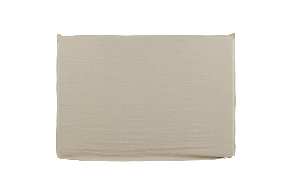 15973-602_1 Signe Kopfteilbezug Kopfteil Bezug Beige 10 x 180 x 140 Polyester Leinen