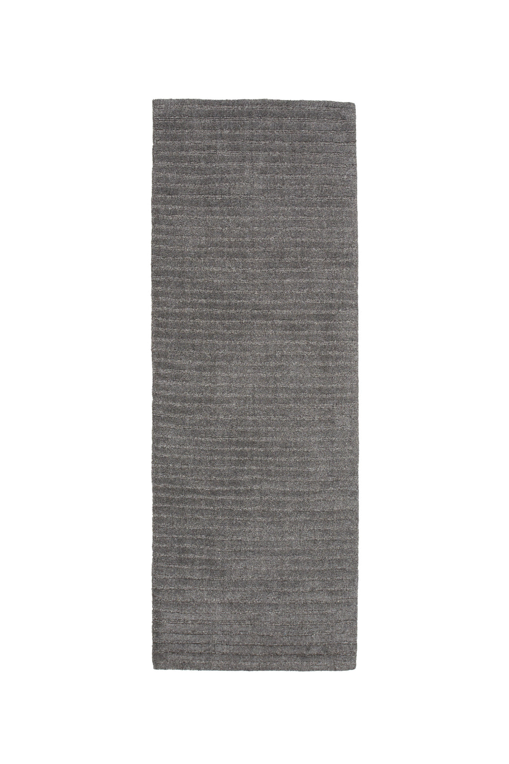 15988-107_2_os Milton Teppich Flurläufer Dunkelgrau 200 x 70 Wolle,Baumwolle