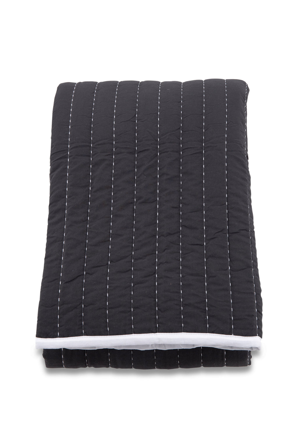 15994-488__1 Juni Bettüberwurf Bettwäsche Anthrazit,Weiß 260 x 260 Polyester