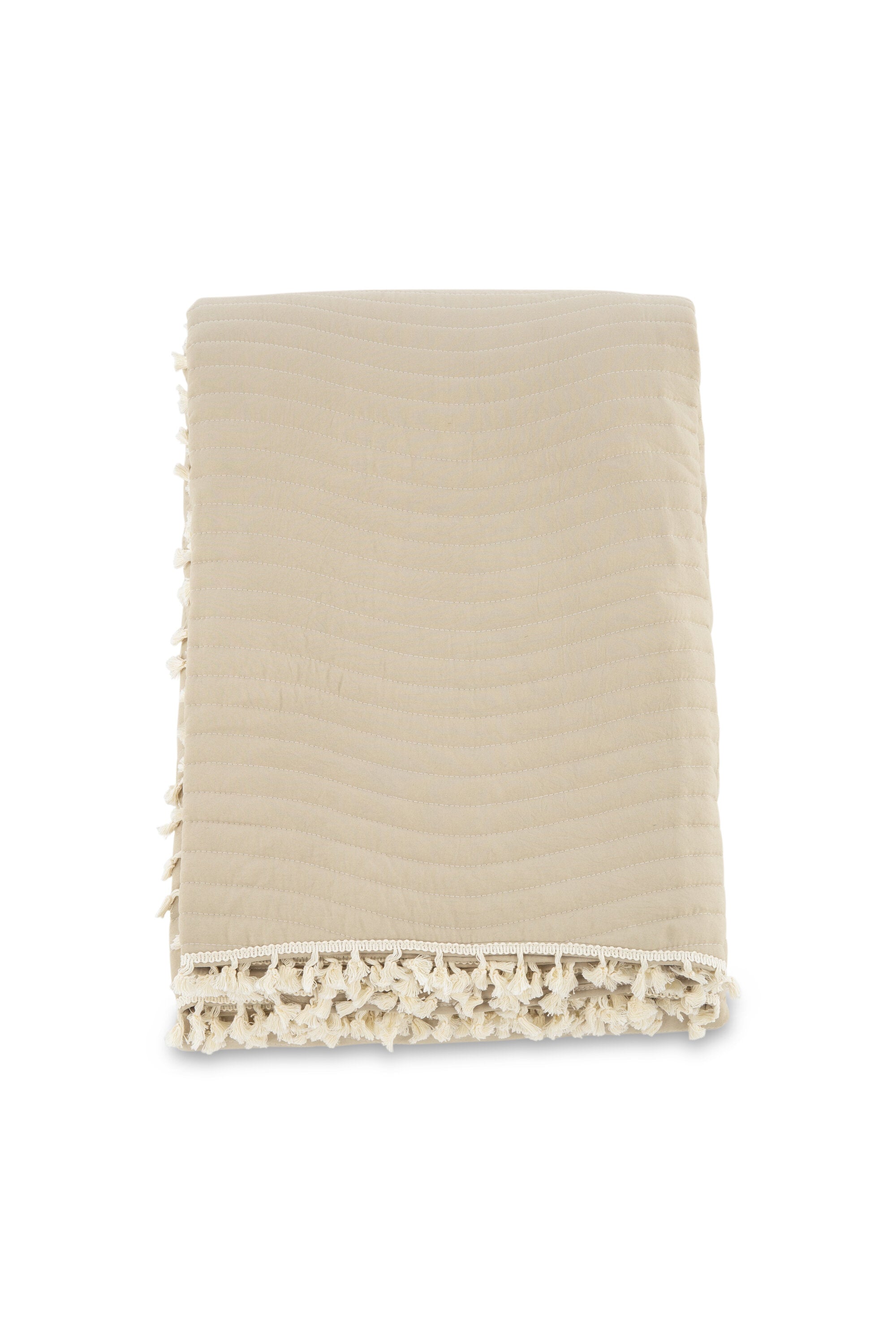 15999-502_1 Lias Bettüberwurf Bettwäsche Beige,Off-White 180 x 260 Polyester