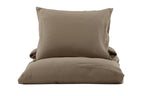16010-503_1 Mila Bett Set Bettwäsche Braun 200 x 150 Baumwolle