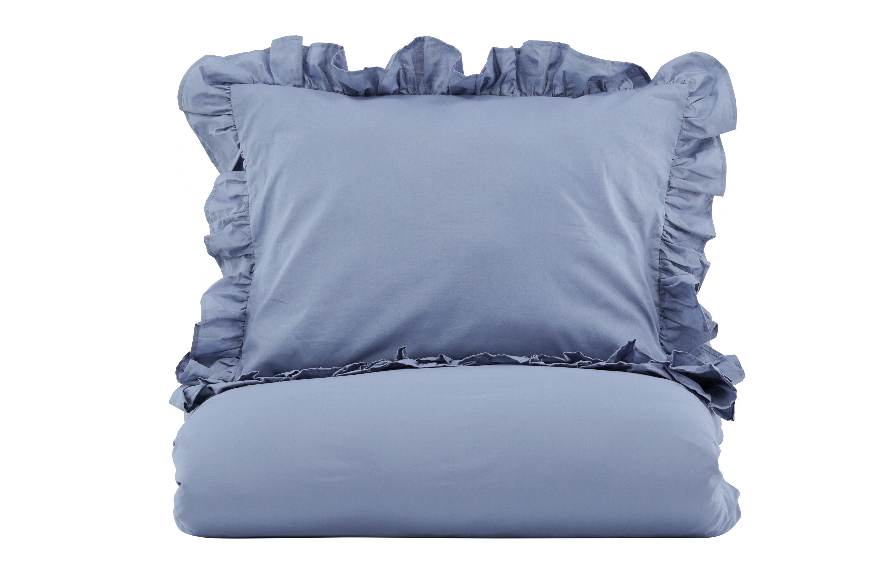 16013-504_2 Levi Bettwäsche Set Bettwäsche Blau 200 x 150 Baumwolle