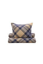 16026-502_1_os Aurora Bettset Bettwäsche Beige,Blau,Weiß 50 x 60 + 150 x 200 Polyester