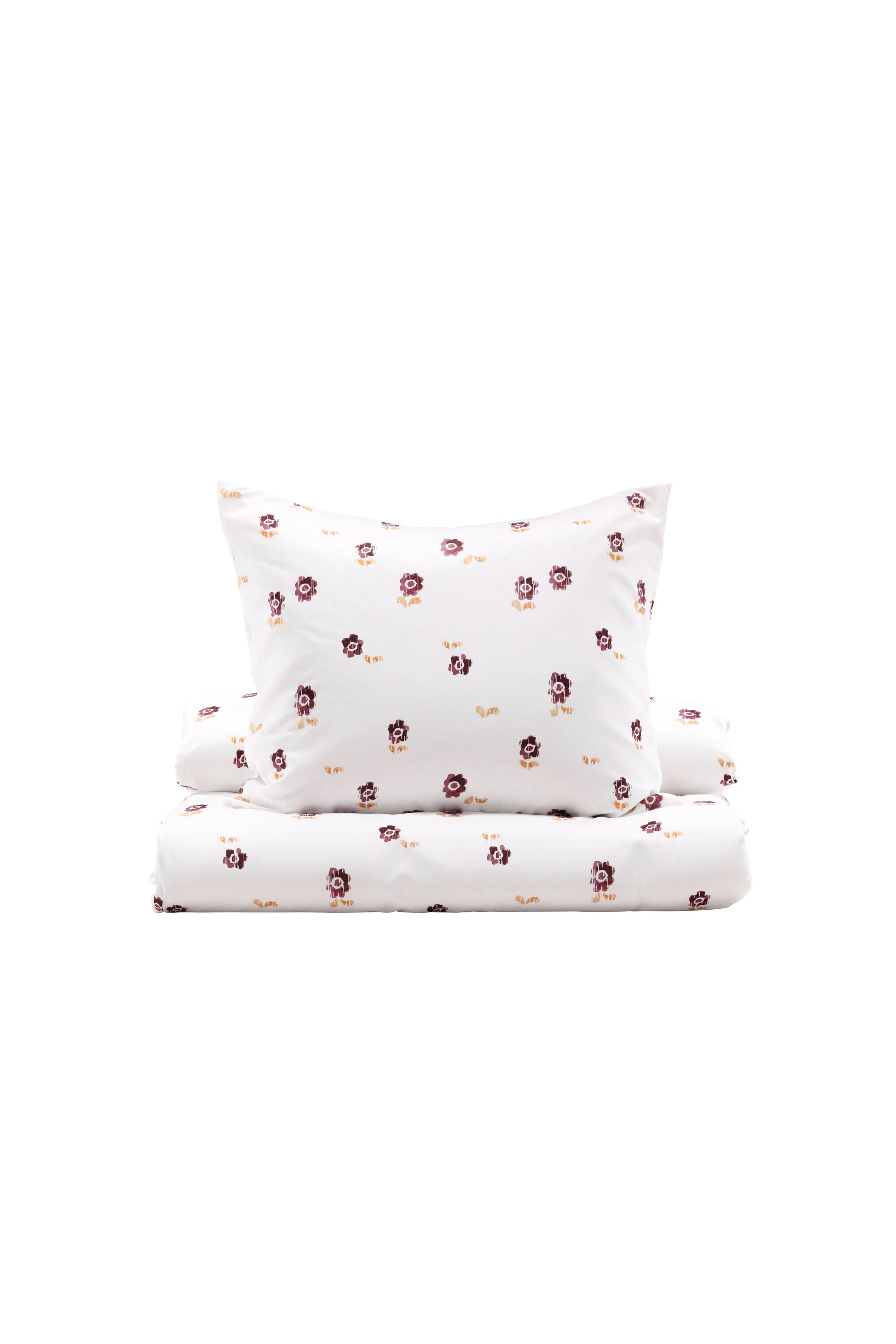 16028-501_1_os Oline Bettset Bettwäsche Violett,Weiß 50 x 60 + 150 x 200 Polyester