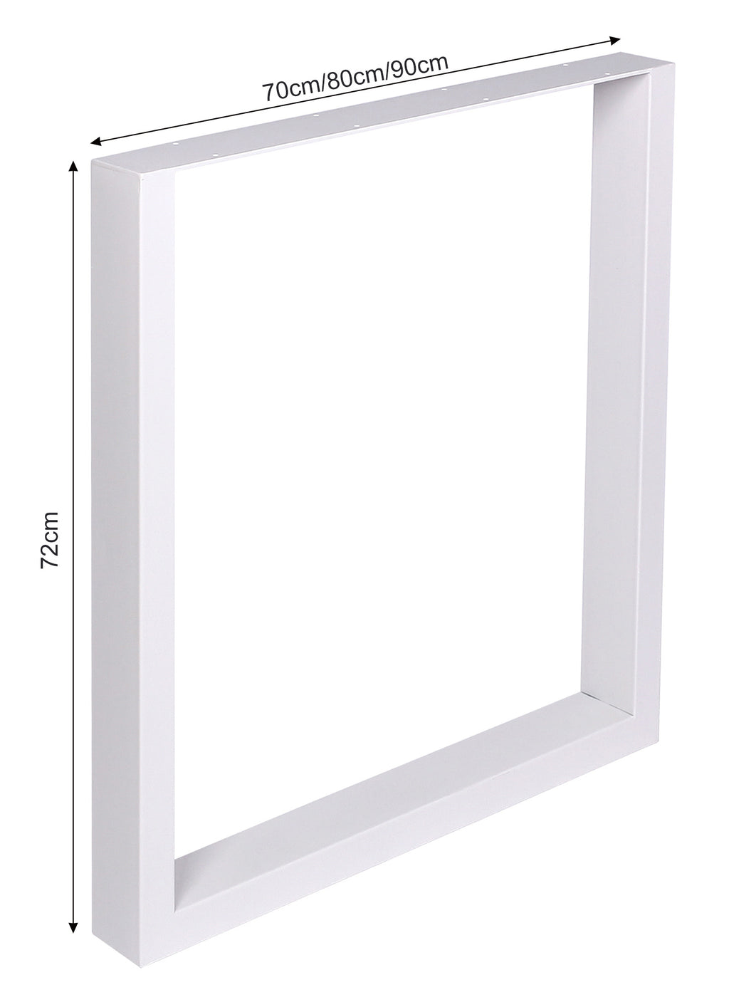 2x Tischbeine Velden 80 cm