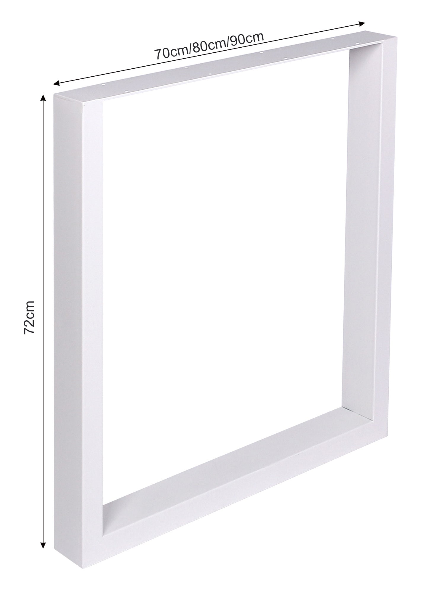 2x Tischbeine Velden 80 cm