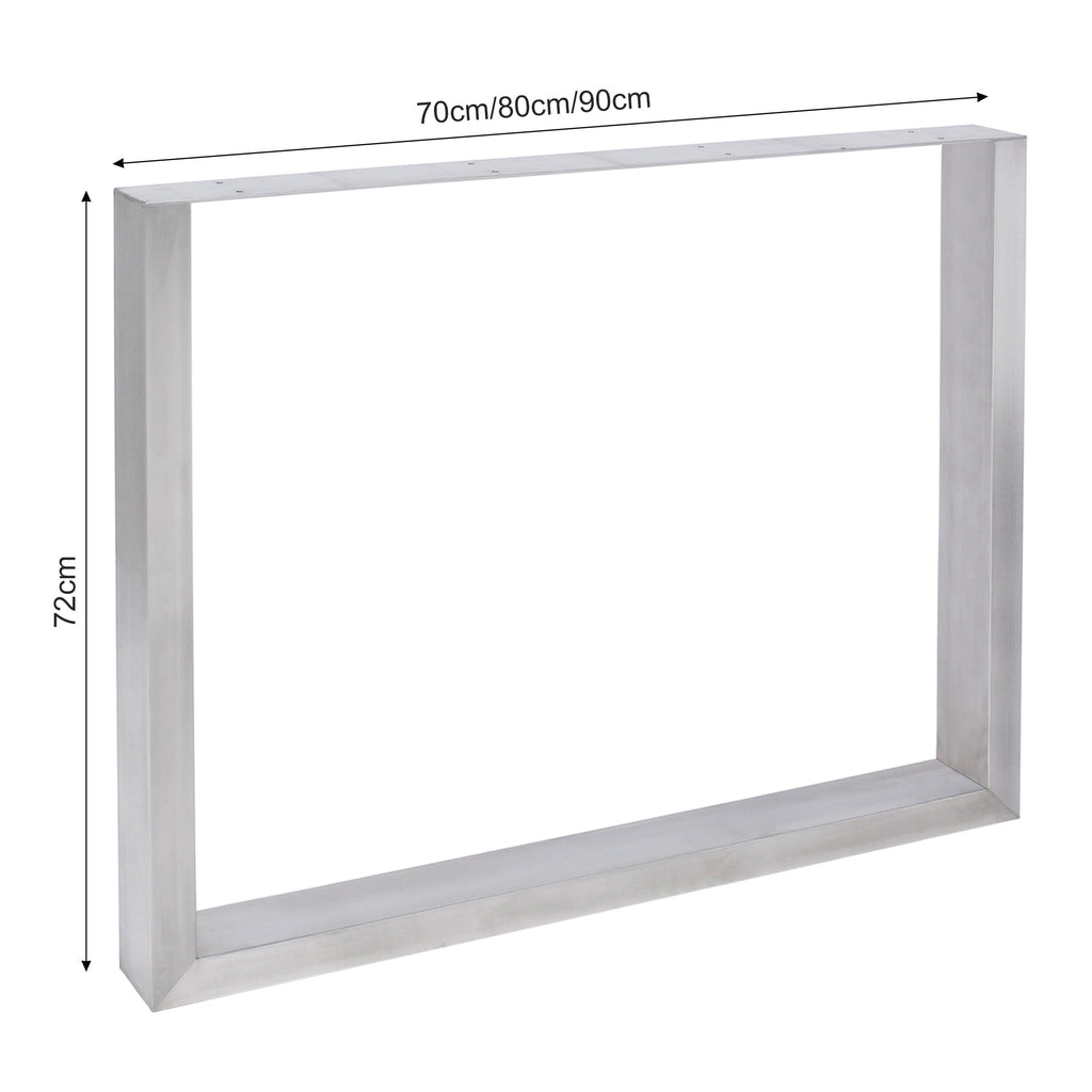 2x Tischbeine Velden 80 cm