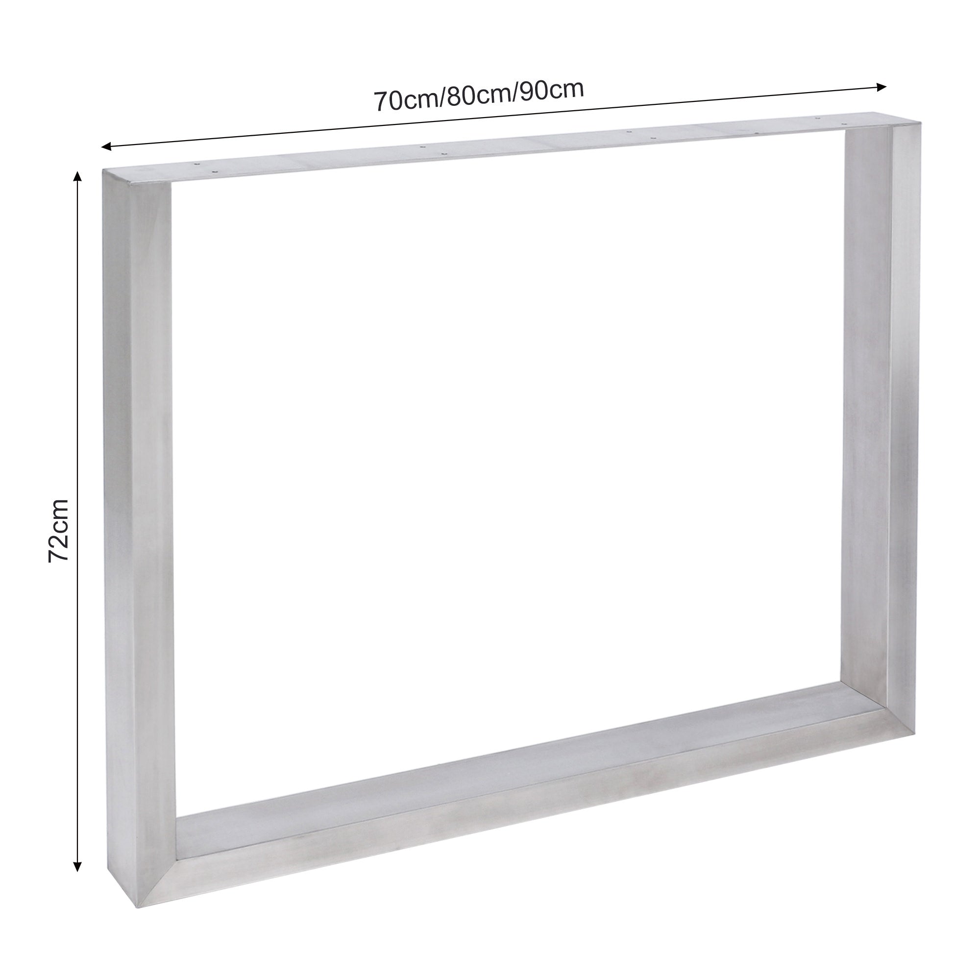 2x Tischbeine Velden 80 cm