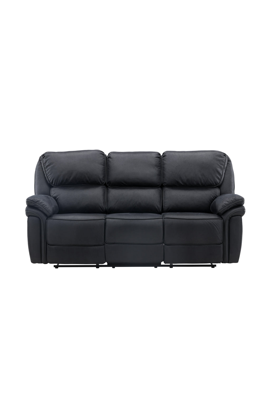 16610-100_1_os Saranda Liegesofa Relaxsofa Schwarz 99 x 103 x 228 Mikrofaser,Plastik,Schaum