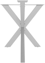 Tischbeine Duncan L120xB68xH71 cm