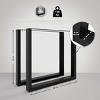 2x Tischbeine Velden 80 cm