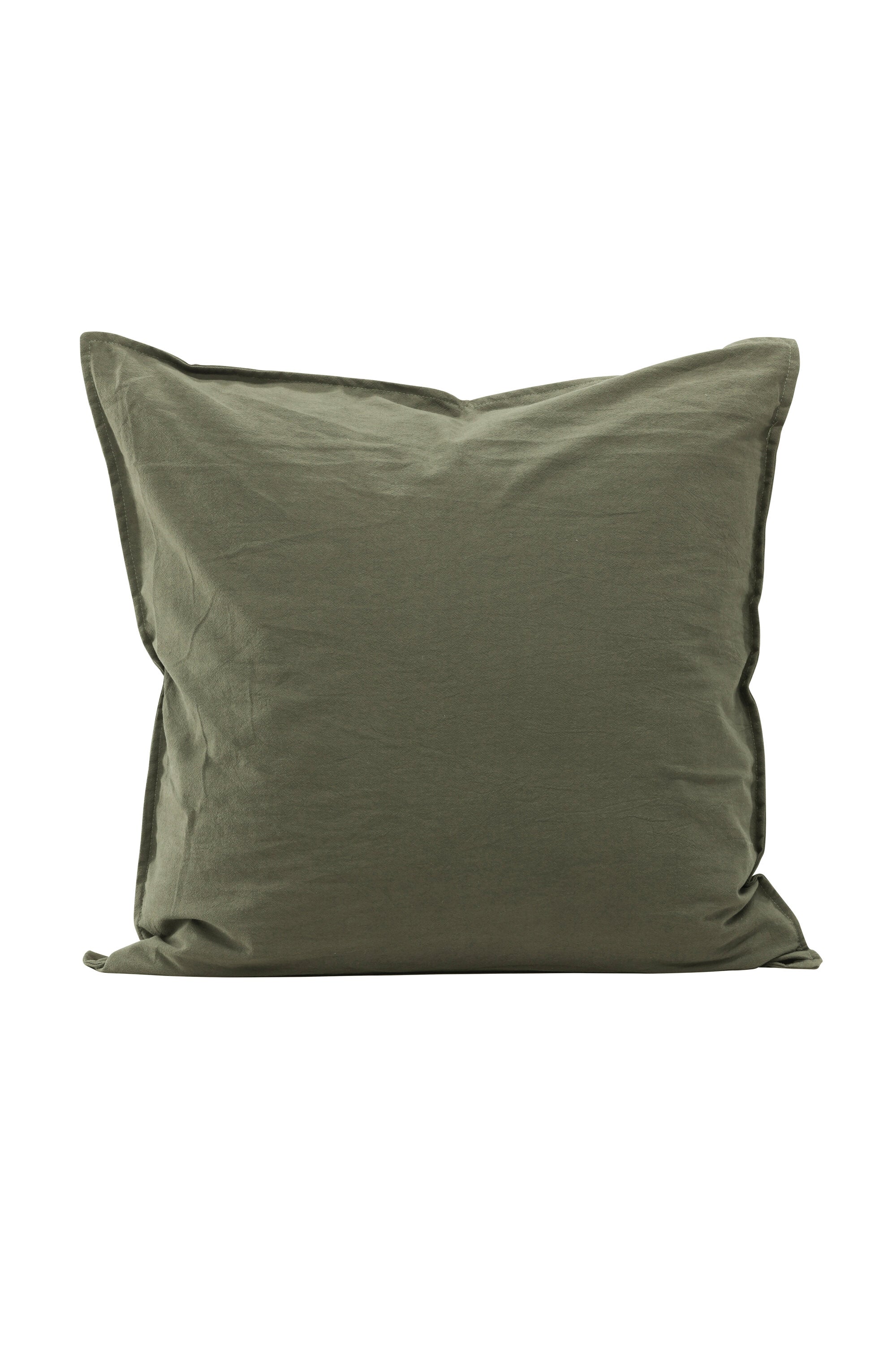 17026-504_1_os Ronja Kissenbezug Kissenbezug Grün 60 x 60 Baumwolle