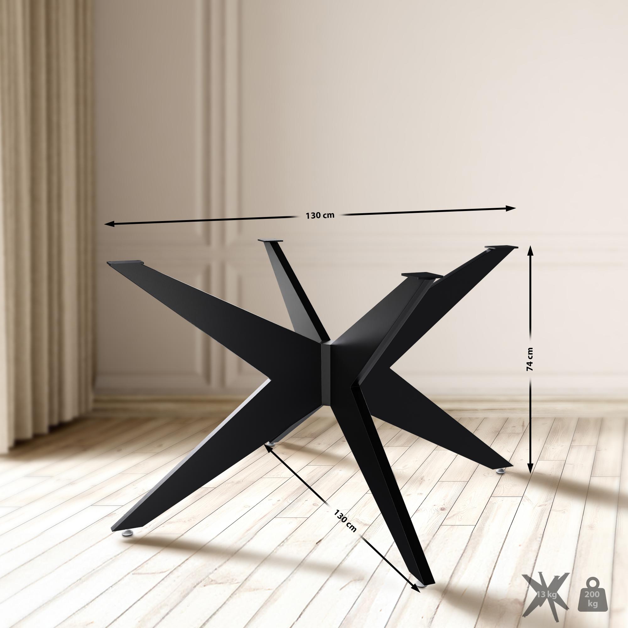 Tischbeine Delmont 130x130 cm