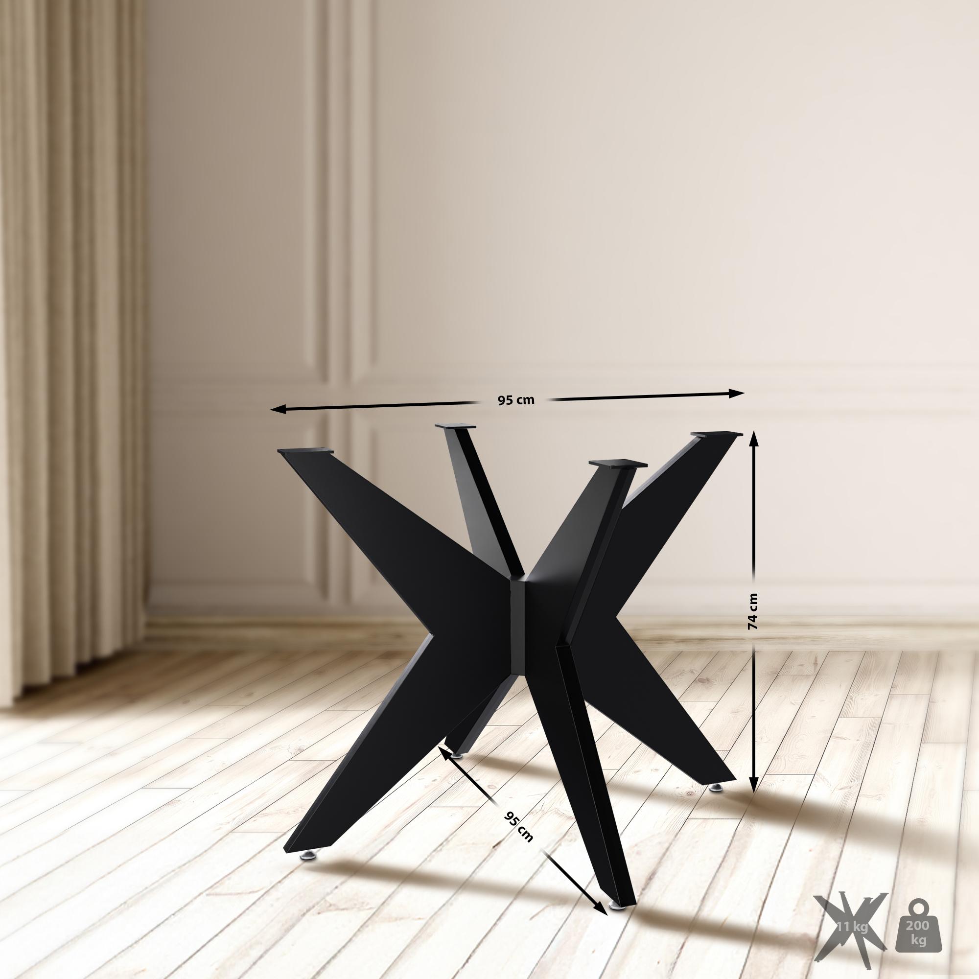 Tischbeine Delmont 95x95 cm