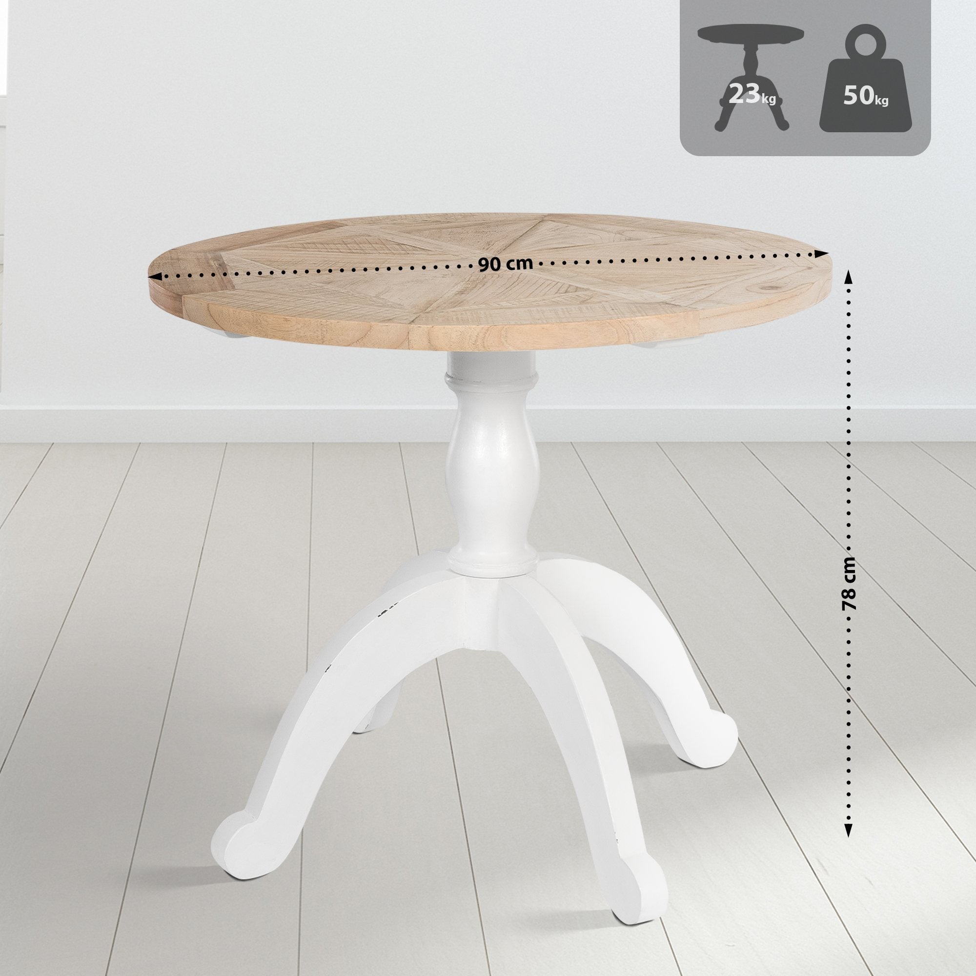 Esstisch Roswell 90 cm