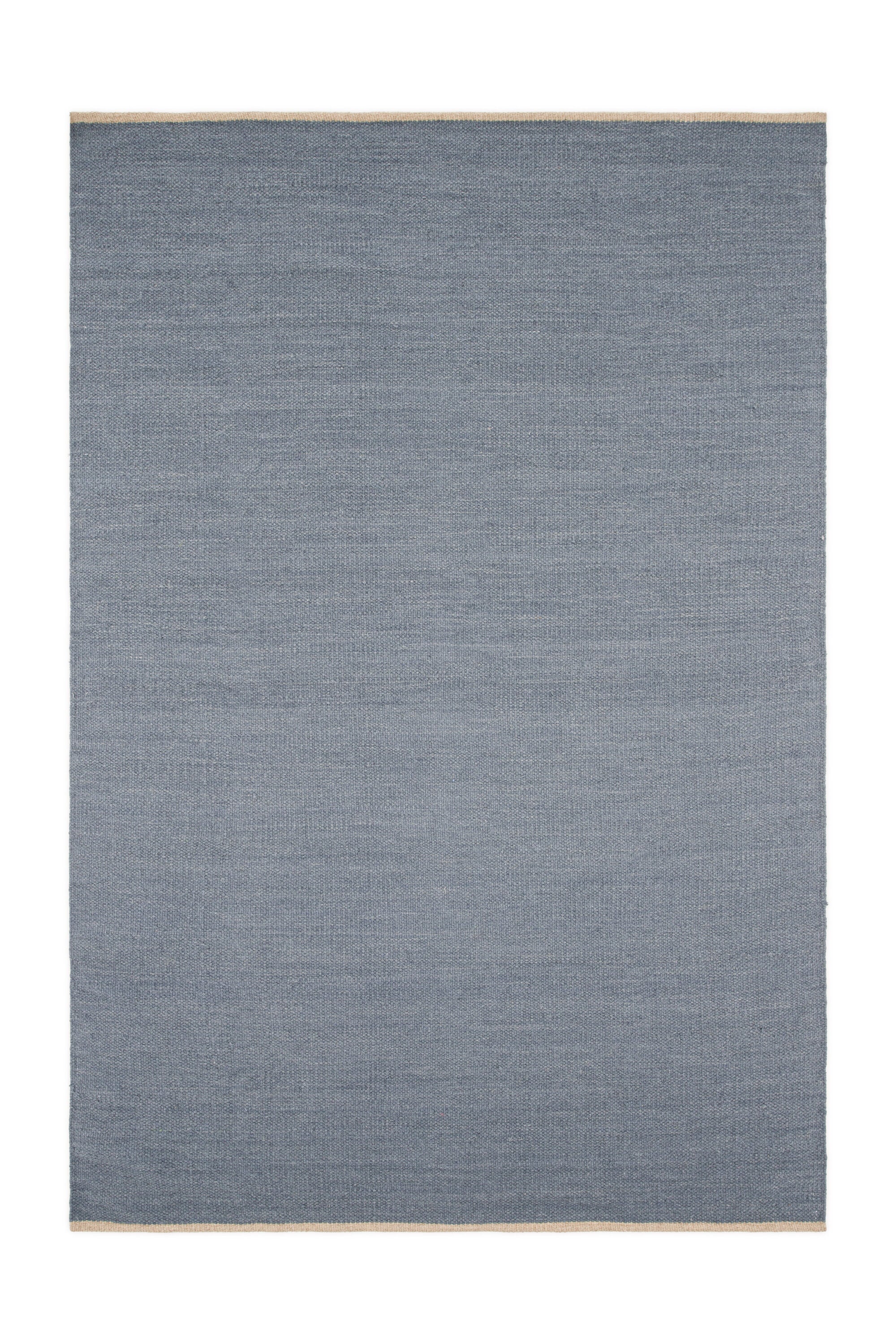 18027-337__1_os Jaipur Carpet Wohnzimmerteppiche Blau 300 x 200 Wolle,Baumwolle