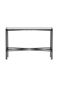 18036-680_1_os Razzia Side Table Beistelltisch Schwarz,Weiß 110 x 30 Stahl,Terrazzo