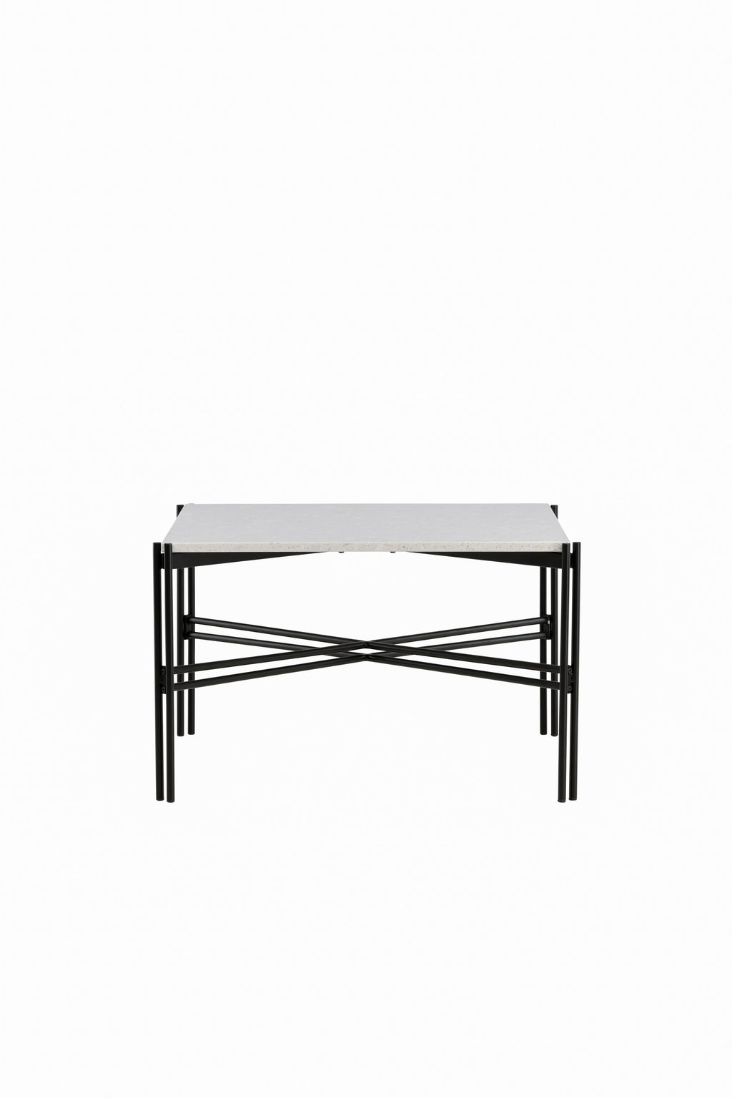 18037-680_10_os Razzia Sofa Table Couchtisch Schwarz,Weiß 75 x 75 Stahl,Terrazzo