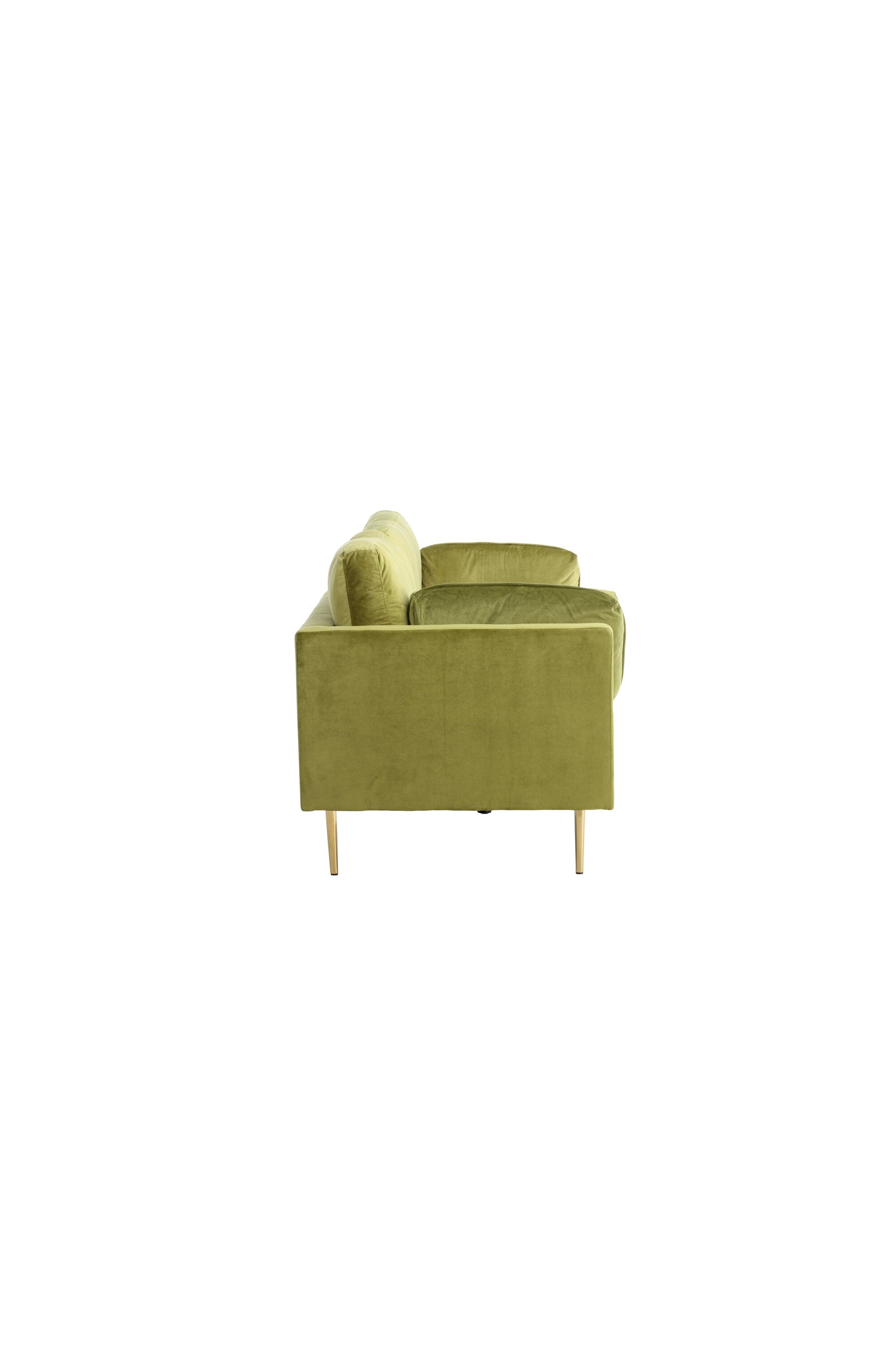 18045-894_10_os Boom 3 Sitzer Sofa 3 Sitzer Sofa Gold,Grün 90 x 84 x 203 Schaumstoff,Sperrholz,Polyester-Samt,Stahl