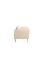 18045-980_10_os Boom 3 Sitzer Sofa 3 Sitzer Sofa Beige,Gold 90 x 84 x 203 Schaumstoff,Sperrholz,Polyester-Samt,Stahl