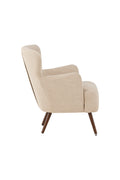 18048-030_10_os Lincoln Lounge Chair Loungesessel Beige,Braun 77 x 85 x 76 Bouclé,Schaum,Stahl