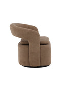 18048-141_10_os Laurel Sessel Sessel Braun,Schwarz 72 x 75 x 69 Bouclé,Schaum,Stahl