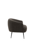 18048-341_10_os Derry Armchair Sessel Schwarz,Dunkelgrau 79 x 69 x 70 Bouclé,Schaum,Spanplatte,Polyester,Seide,Stahl