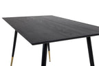 18103-188__5 Dipp Tisch Rechteckiger Esstisch Schwarz,Gold 120 x 85 MDF,Stahl,Furnier