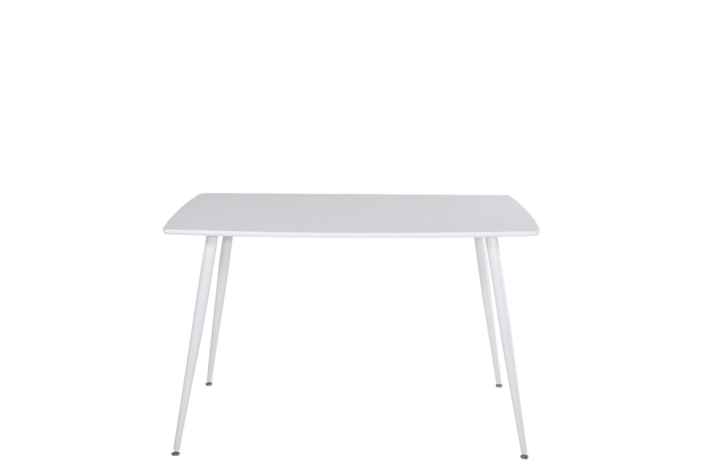 19880-300__4 Polar Tisch Rechteckiger Esstisch Weiß 120 x 75 MDF,Stahl