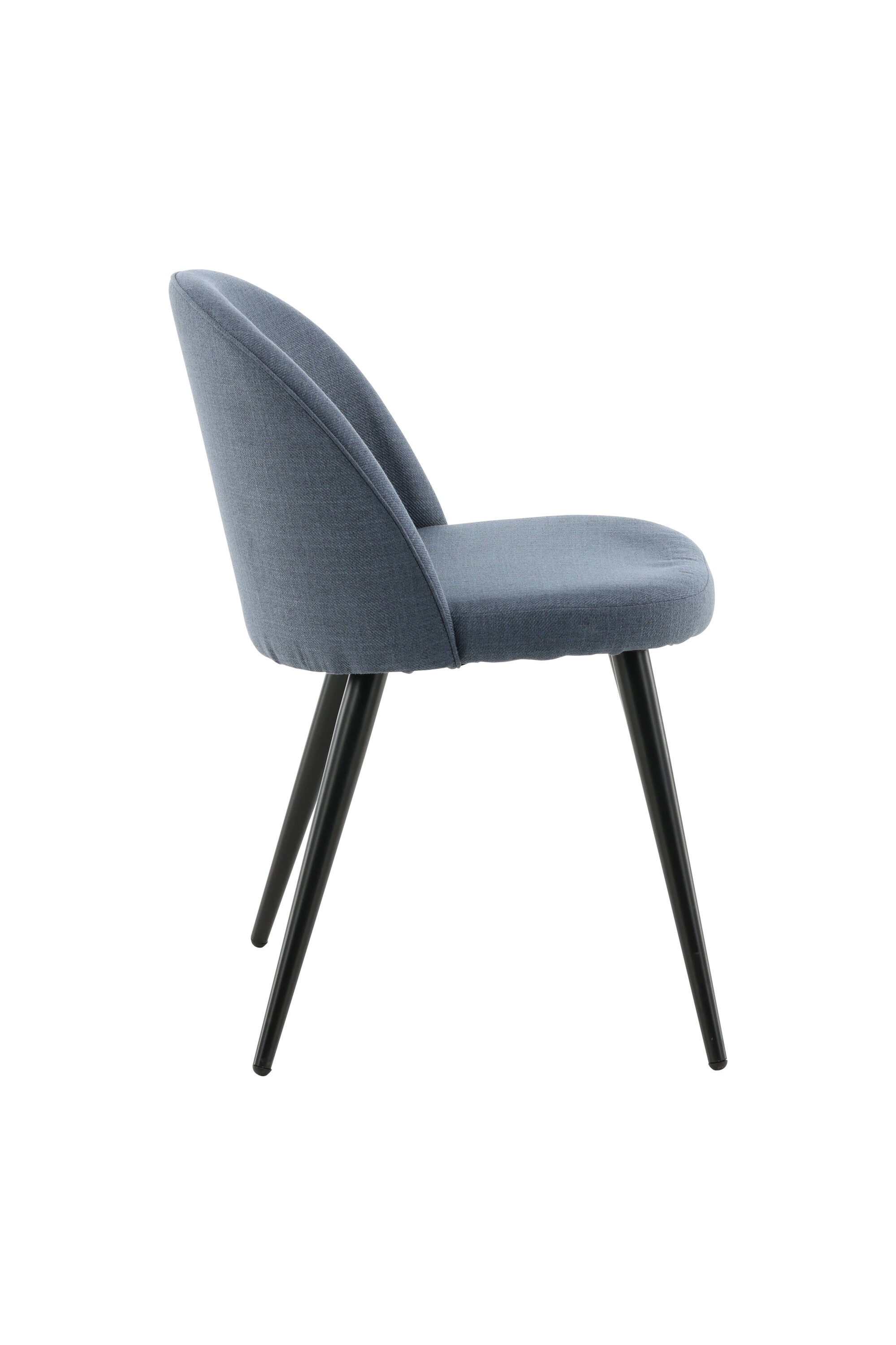 19924-087_10_os Samt Esszimmerstuhl Esszimmerstuhl Schwarz,Blau 57 x 77 x 50 Bentwood,Fibre,Foam,Polyester,Stahl