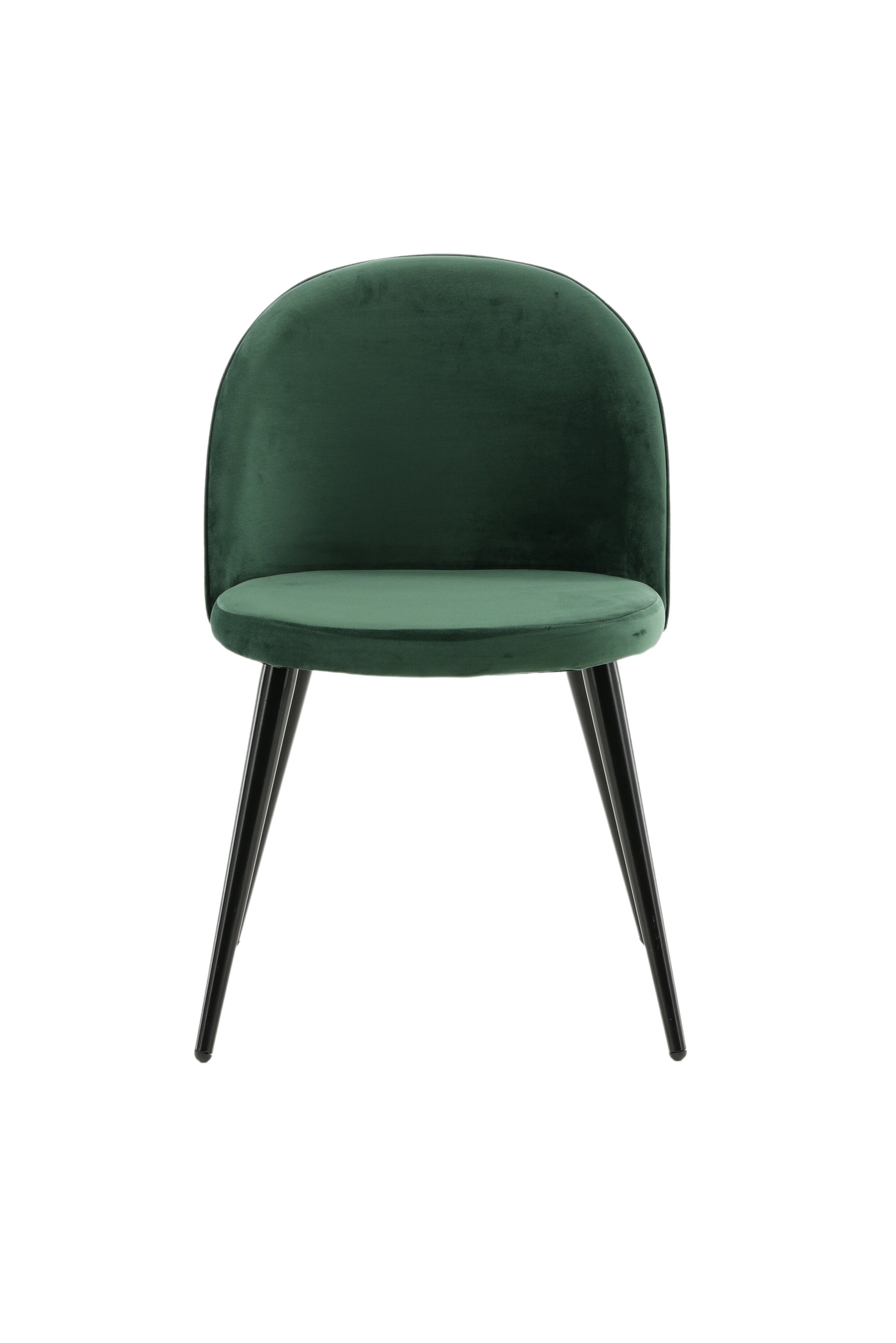 19924-884_1_os Samt Esszimmerstuhl Esszimmerstuhl Schwarz,Grün 55 x 76 x 49 Bentwood,Fibre,Foam,Polyester Samt,Stahl