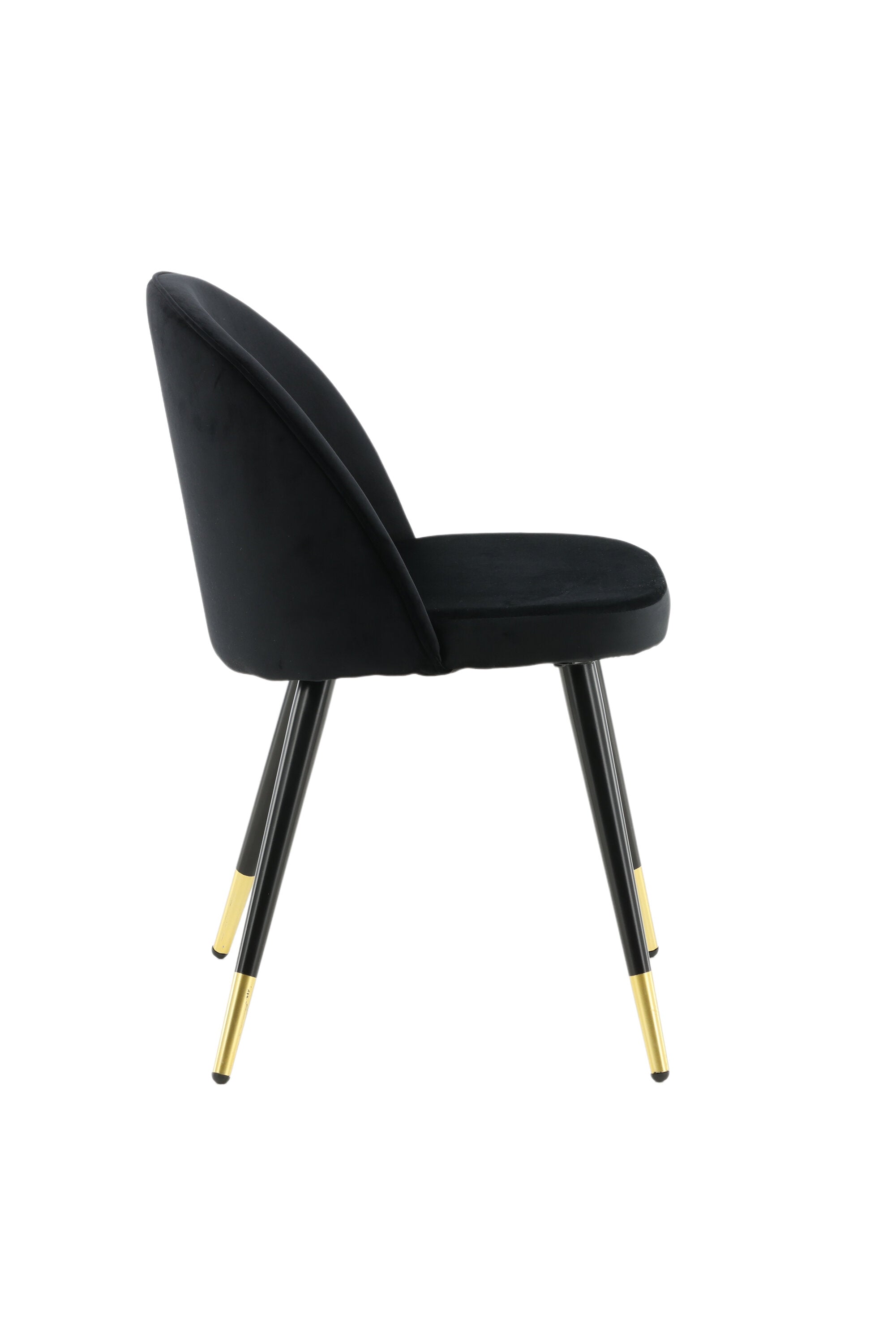 19925-888_10_os Samt Esszimmerstuhl Esszimmerstuhl Schwarz,Gold 57 x 77 x 50 Bentwood,Fasern,Schaum,Polyester Samt,Stahl