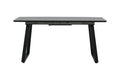 19927-888_1 Inca Tisch Rechteckiger Esstisch Schwarz 160 x 85 MDF,Papierlaminat,Stahl