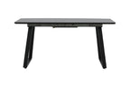 19927-888_1 Inca Tisch Rechteckiger Esstisch Schwarz 160 x 85 MDF,Papierlaminat,Stahl