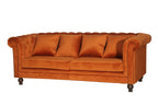 19936-866_2 Samt 3 Sitzer Sofa 3 Sitzer Sofa