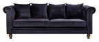 19936-888_3 Samt 3 Sitzer Sofa 3 Sitzer Sofa