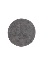 19957-105_1_os Valle Teppich Badematte Dunkelgrau ⌀60 Baumwolle
