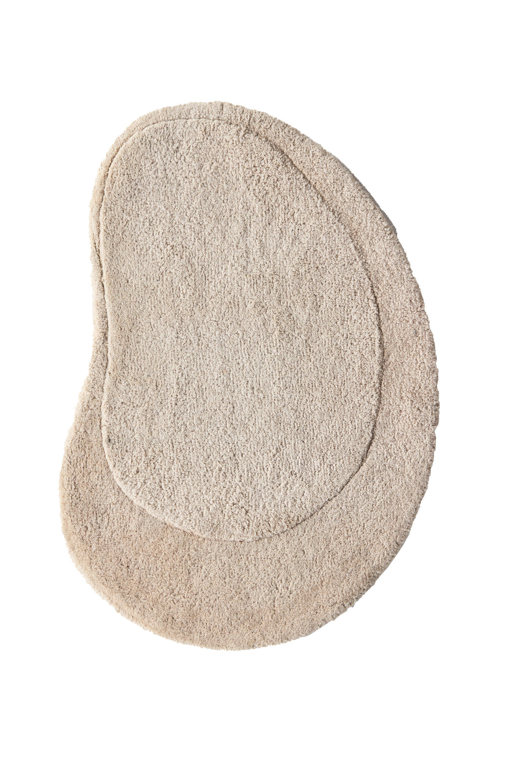 19961-102_1_os Elvis Teppich Badematte Beige 85 x 60 Baumwolle