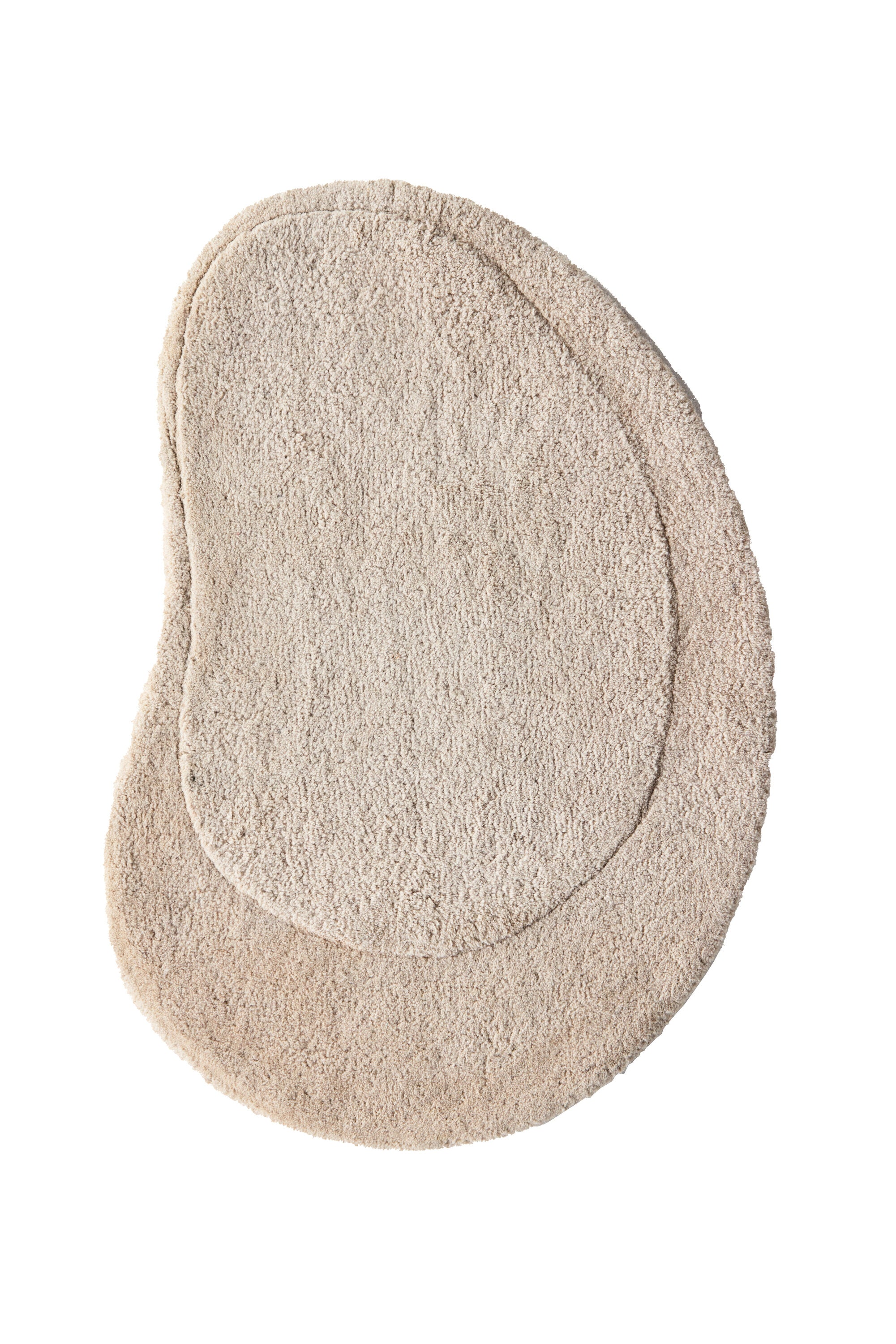 19961-102_1_os Elvis Teppich Badematte Beige 85 x 60 Baumwolle