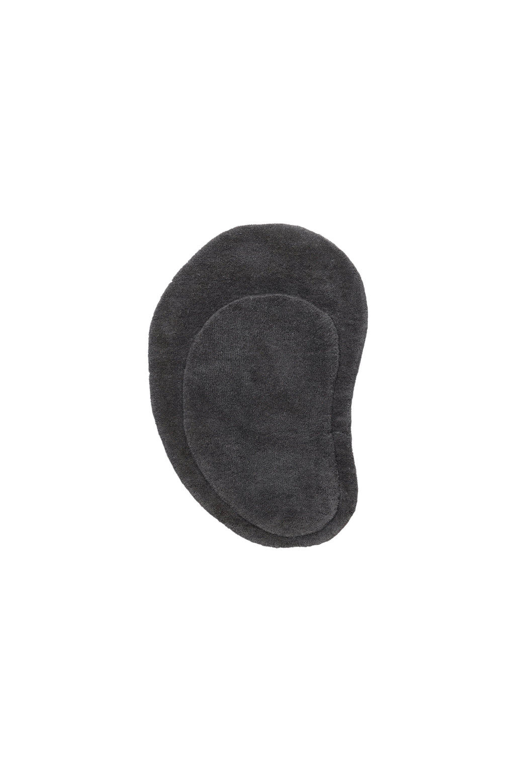 19961-105_1_os Sten Teppich Fußmatte Dunkelgrau 75 x 50 Baumwolle,Wolle