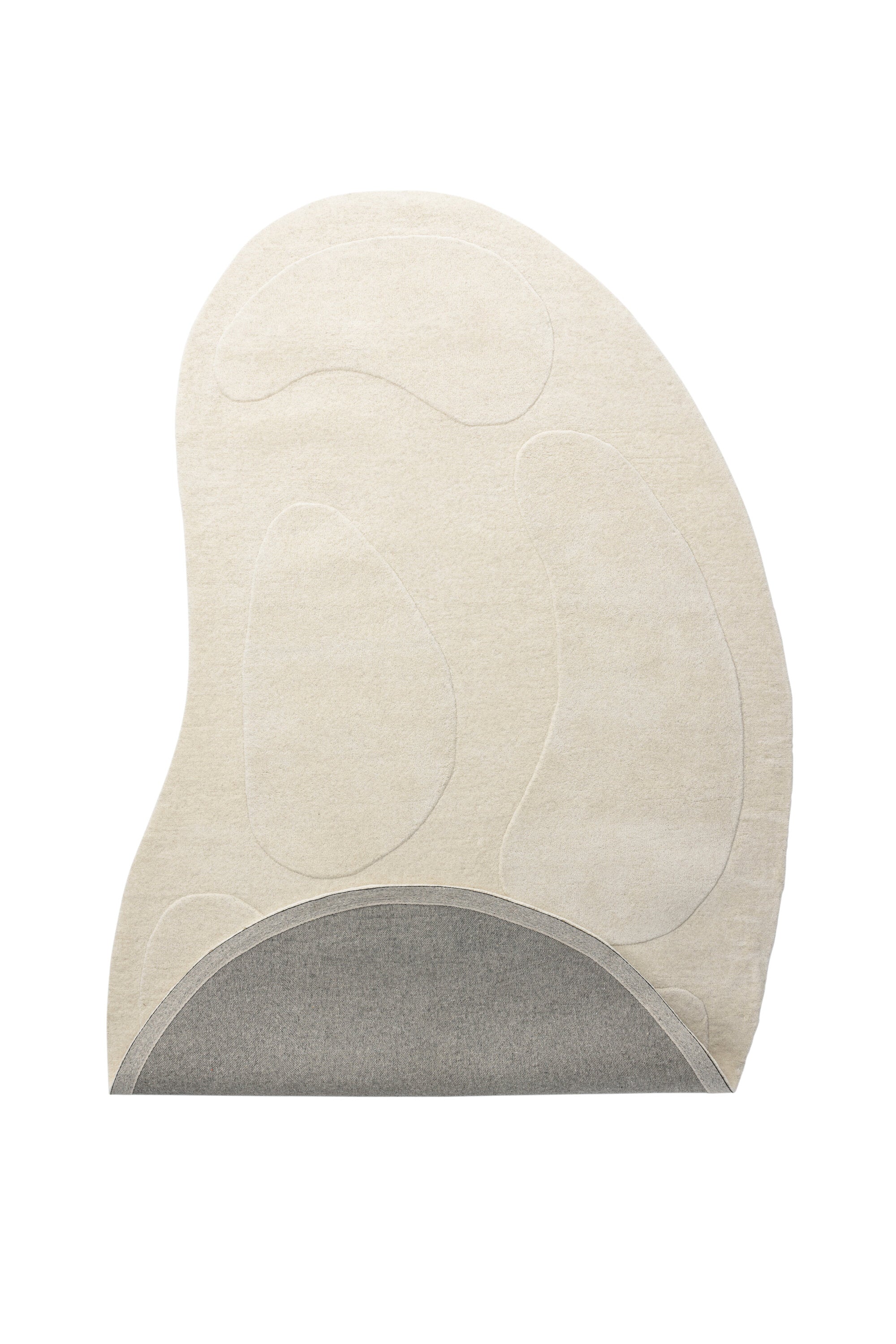 19977-101_1_os Enard Teppich Wohnzimmerteppiche Weiß 290 x 175 Wolle,Baumwolle